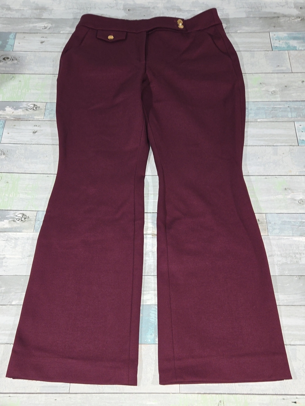 White House Black Market Slim Boot Dress Slacks Pants Size 12